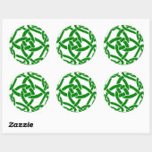 Celtic Knot Ronde Sticker (Vel)