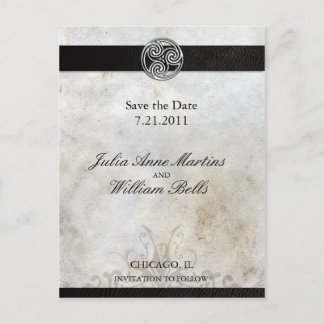Celtic Knot Save the Date Briefkaarten