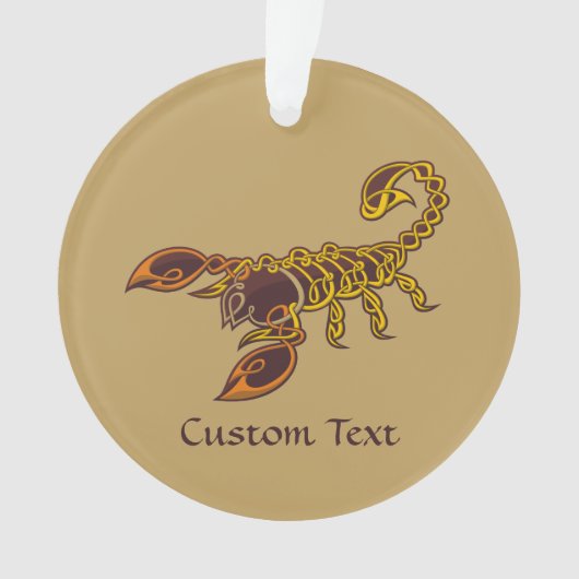 Celtic Knot Scorpion Ornament (voorkant)