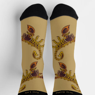 Celtic Knot Scorpion Socks Sokken