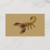 Celtic Knot Scorpion Visitekaartje (Achterkant)