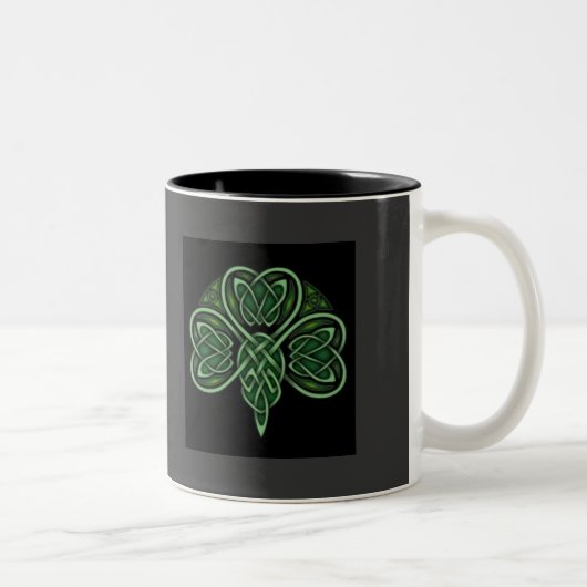 Celtic Knot Shamrock Mok (Rechts)