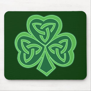Celtic Knot Shamrock Muismat