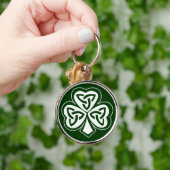 Celtic Knot Shamrock Sleutelhanger (Hand)