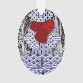 Celtic Knot Snowman Ornament (voorkant)