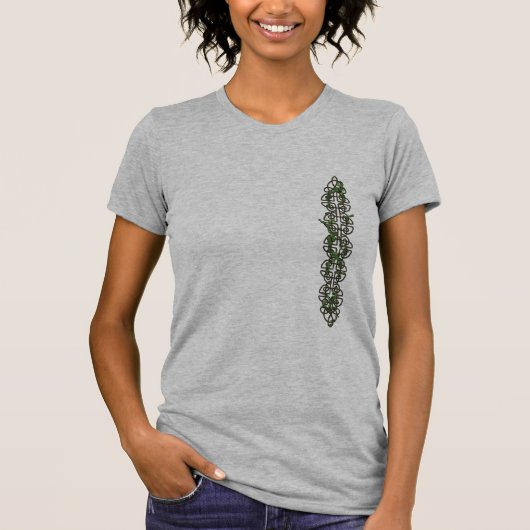 Celtic Knot Strip met Ivy T-shirt (Voorkant)