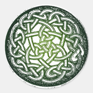 Celtic Knot (traditioneel) Ronde Sticker