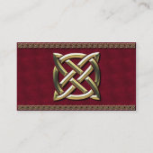 Celtic Knot Visitekaartje (Achterkant)