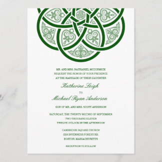 Celtic Knot Wedding Invitations Kaart