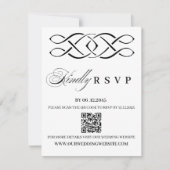 Celtic Knot Wedding RSVP Card (Devant)