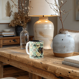 Celtic Knots Gepersonaliseerd ontwerp Tekst en Afb Tweekleurige Koffiemok