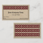 Celtic Knotwork Band Visitekaartje (Voorkant / Achterkant)