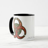 Celtic Knotwork Biohazard Mok (Voorkant links)