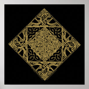 Celtic Knotwork Birds Celtic Art Prints