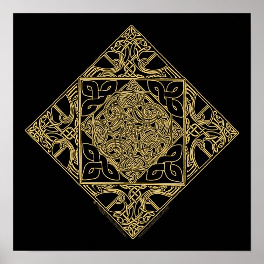 Celtic Knotwork Birds Celtic Art Prints (Voorkant)