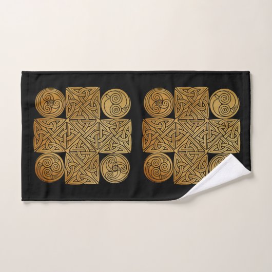 Celtic Knotwork Cross Bad Handdoek (Handdoek)