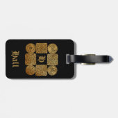 Celtic Knotwork Cross Bagagelabel (Achterkant horizontaal)