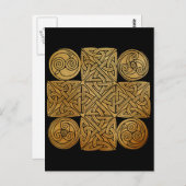 Celtic Knotwork Cross Briefkaart (Voorkant / Achterkant)