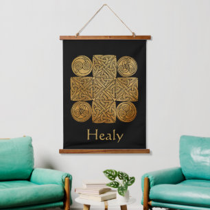 Celtic Knotwork Cross - gepersonaliseerd Hangend Wandkleed