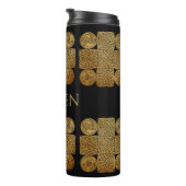 Celtic Knotwork Cross - gepersonaliseerd Thermosbeker (Geroteerd rechts)