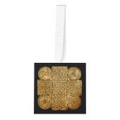 Celtic Knotwork Cross Kubus Ornament (Voorkant)