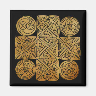 Celtic Knotwork Cross Magneet