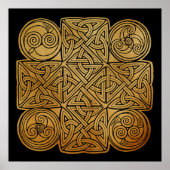 Celtic Knotwork Cross Poster (Voorkant)