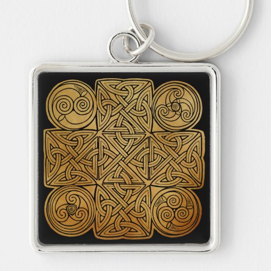 Celtic Knotwork Cross Sleutelhanger (Voorkant)