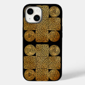 Céltic Knotwork Cross Speck iPhone 13 Coque (Verso)