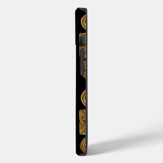 Céltic Knotwork Cross Speck iPhone 13 Coque (Verso / Gauche)