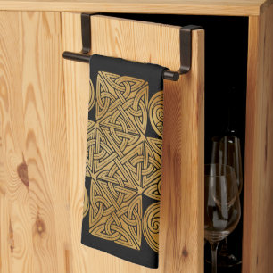 Celtic Knotwork Cross Theedoek