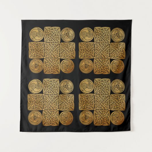 Celtic Knotwork Cross Wandkleed (Voorkant)