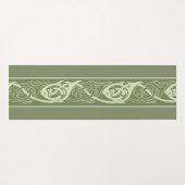 Celtic Knotwork Cross Yogamat (Achterkant (horizontaal))