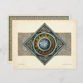 Celtic Knotwork Design Briefkaart (Voorkant / Achterkant)