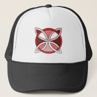 Celtic Knotwork Design - Interlacing Red Trucker Pet