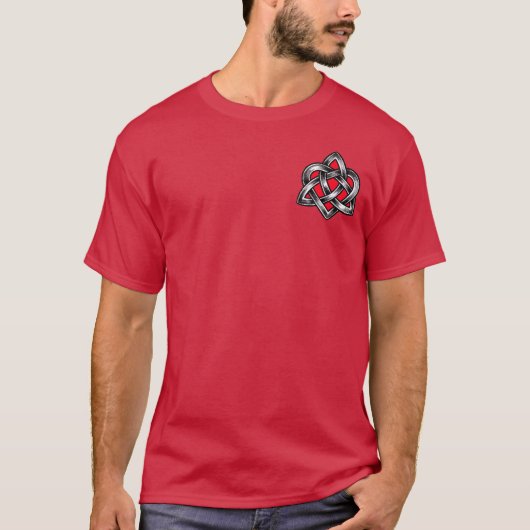 Celtic Knotwork Faithful Heart Shirt (Voorkant)