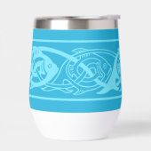 Celtic Knotwork Fish in Blue (Links)