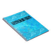 Celtic Knotwork Fish in Blue Notitieboek (Rechterzijde)