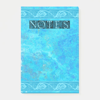 Celtic Knotwork Fish in Blue  Post-it® Notes
