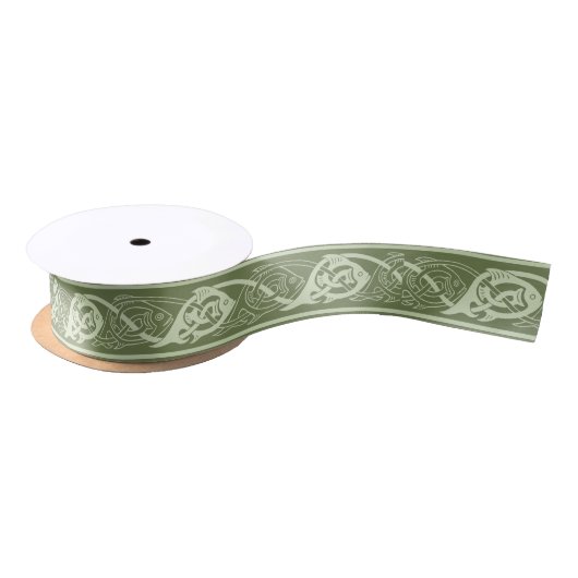 Celtic Knotwork Fish in Green Lint (Spoel)