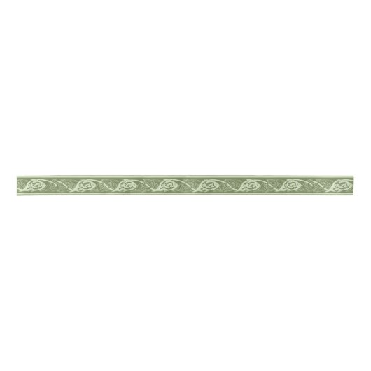 Celtic Knotwork Fish in Green Lint (Voorkant)