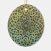 Celtic Knotwork Mandala Keramisch Ornament (Links)
