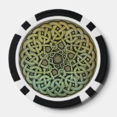 Celtic Knotwork Mandala Poker Chips (Achterkant)