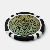 Celtic Knotwork Mandala Poker Chips (Enkel)