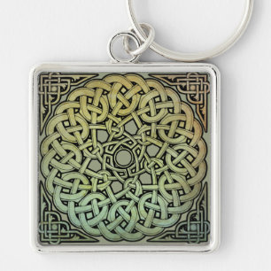 Celtic Knotwork Mandala Sleutelhanger