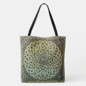 Celtic Knotwork Mandala Tote Bag (Achterkant)
