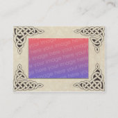 Celtic Lace chubby visitekaartje (Achterkant)