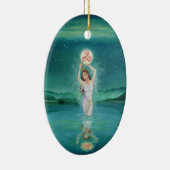"Celtic Lady of the Lake" Keramisch Ornament (Rechts)