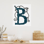 Celtic Letter B print (Keuken)