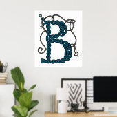 Celtic Letter B print (Thuiskantoor)